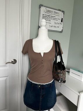 Brown blouse